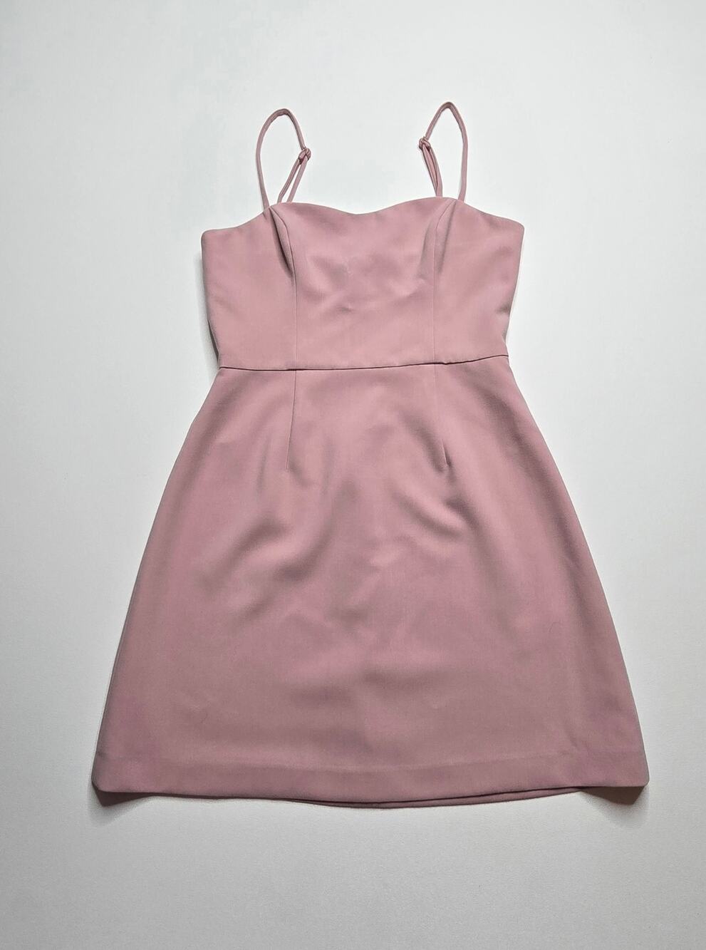 French Connection Whisper Light Sweetheart Mini Dress Pink Size 2 XXS Sheath